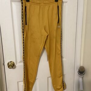 PINK Victoria's Secret Yellow Track Pants